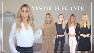 Cómo vestir ELEGANTE y SENCILLA 5 consejos  looks [upl. by Bascio]