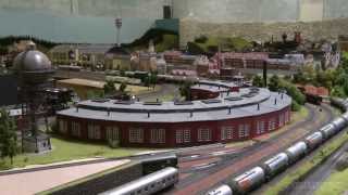 One of the largest HO scale model railroad layouts by Marklin in Germany [upl. by Valma]