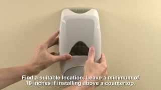 GOJO® FMX12™ Dispenser Installation [upl. by Aneehsar]