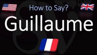 How to Pronounce Guillaume CORRECTLY French Name Meaning amp Pronunciation [upl. by Shurwood]