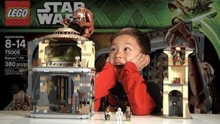 LEGO RANCOR PIT Lego Star Wars Set 75005  Timelapse Build Unboxing amp Review in 1080p HD [upl. by Euqinwahs410]