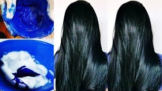 COMO PINTAR O CABELO DE PRETO AZULADO SEM TINTA E SEM TONALIZANTE [upl. by Grearson644]