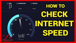 How to Check Your Internet SPEED [upl. by Meece]