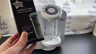 How to change the filter on a Tommee Tippee Perfect Prep Machine [upl. by Noryt]