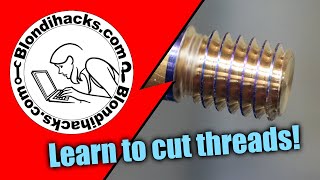 How To Cut Threads On A Lathe [upl. by Celka908]