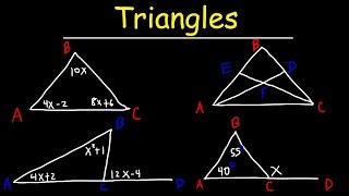 Triangles  Basic Introduction Geometry [upl. by Adnilema47]