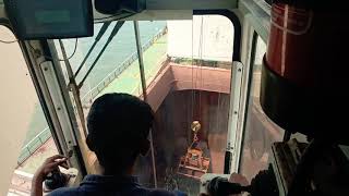 how to operate crane Working on offshore crane Macgagor❤crane operator [upl. by Lisha]