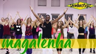 Magalenha Samba Zumba  How to dance Magalenha  Sergio Mendes [upl. by Tamah]