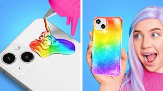 Best Rainbow School Hacks 🌈 Fantastic DIYs For School and Home [upl. by Anileda153]