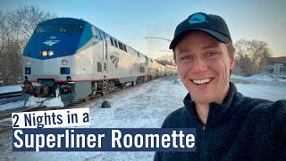 46 hrs in Amtrak Sleeper Car  Chicago to Seattle on the Empire Builder [upl. by Aphra137]