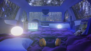 Its raining Ill sleep in the car  Car Camping [upl. by Jabez622]