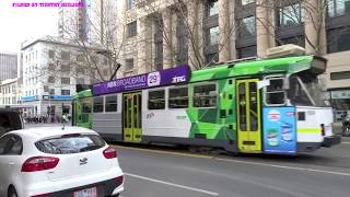 Trams of Melbourne Australia  All Models 2017 40 Minutes [upl. by Nylegna]