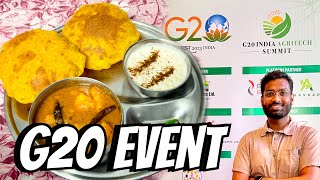 G20 Event amp My Favourite Aloo Poori [upl. by Algar965]