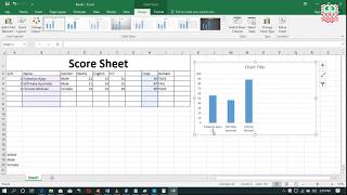 Creating a score sheet using Microsoft Excel [upl. by Adnauqaj933]