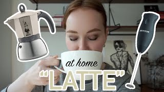 HOW TO MAKE A quotLATTEquot AT HOME moka pot  frother [upl. by Nnep878]