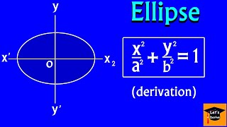 Equation Of Ellipse  derivation [upl. by Sivam]