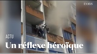 Sans lintervention de ces jeunes le bilan de cet incendie aurait pu être encore plus dramatique [upl. by Moncear]