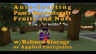 Pams Harvestcraft Autocrafting Tutorial  Minecraft [upl. by Notsew]