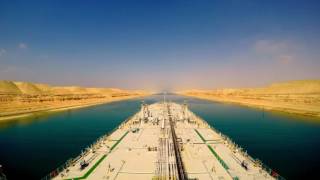 Suez Canal Timelapse  Full Transit HD GoPro [upl. by Tasha]