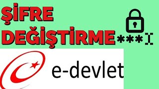 E Devlet Şifre Değiştirme [upl. by Ietta7]