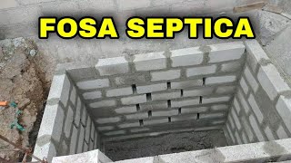 CÓMO HACER UNA FOSA SÉPTICA  PARTE 2 [upl. by Akenat169]