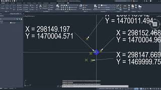 2 Create manual point coordinate label AutoCAD [upl. by Aleirbag]