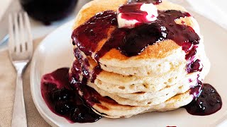 Homemade Blueberry Pancake Syrup Recipe [upl. by Ellersick]