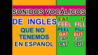 como pronunciar las vocales en ingles [upl. by Patin]