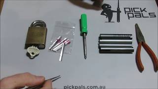 Lockwood Padlock Disassembly  Repin your locks [upl. by Cyndi821]