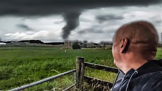 IS THIS A UK TORNADO Caught on Camera  Storm Chasers UK [upl. by Drehcir]