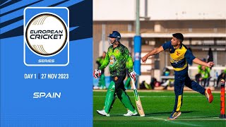 🔴 ECS Spain 2023  Day 1  T10 Live Cricket  European Cricket [upl. by Labanna460]