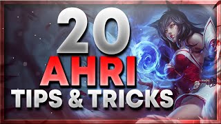 20 Ahri Tips amp Tricks  Combos 🧐  S12 Ahri Guide [upl. by Adnoraj]