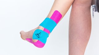 TRUETAPE® Achilles Tendonitis  Kinesiology Tape Instruction [upl. by Hess509]