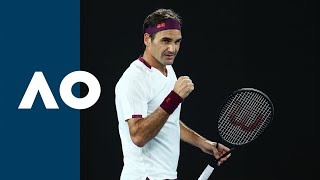 Roger Federer vs Marton Fucsovics  Extended Highlights 4R  Australian Open 2020 [upl. by Anees897]