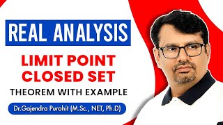 Real Analysis  Limit Point  Derived Set Closed Set amp Closure Of Set Definition amp Examples [upl. by Spike]