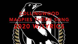 Collingwood Magpies Theme Song 2024 LYRICS [upl. by Anerb]