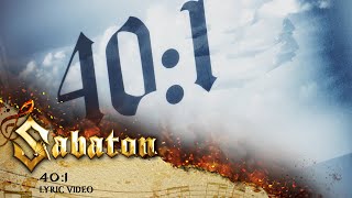 SABATON  401 Official Lyric Video [upl. by Sivraj]