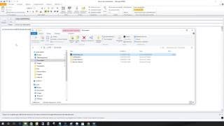 Envoyer un dossier via Outlook [upl. by Nairbal]