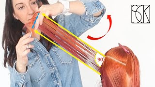 LONG LAYERS HAIRCUT  tutorial by SANJA KARASMAN [upl. by Triley]