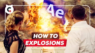 How to make REALISTIC EXPLOSIONS in After Effects [upl. by Durware]