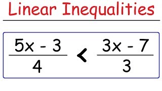 How To Solve Linear Inequalities [upl. by Oika]