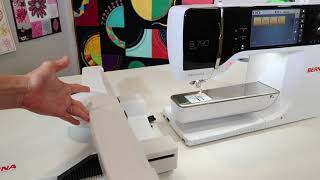 BERNINA 790 82 Attaching the Embroidery Module [upl. by Berri]