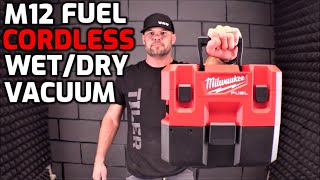 Milwaukee M12 Fuel 16 gal Cordless WetDry Vacuum Review [upl. by Trstram]