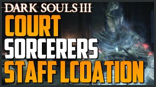 Dark Souls 3 Court Sorcerers Staff Location S Scaling Intelligence [upl. by Relyuc]