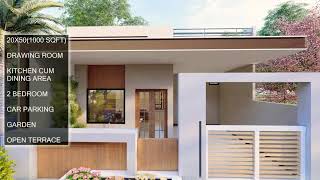 20x50 HOUSE PLAN House design 3d interiordesign architecture house housedesign [upl. by Oiralih]