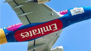 PLANESPOTTING FROM LONDON HEATHROW AIRPORT  RW09R Departures  Myrtle Avenue  20th May 2023  4K [upl. by Aihsekan]