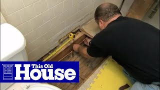 How to Install a Towel Warmer  This Old House [upl. by Hewe]