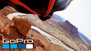 GoPro Wingsuit Flight Through Castle Valley Utah [upl. by Halley781]