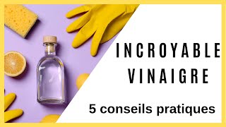 Comment utiliser le vinaigre blanc en nettoyage [upl. by Atikram264]