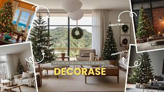 TOP 10 ESTILOS DE DECORAÇÃO DE NATAL [upl. by Euqnom734]